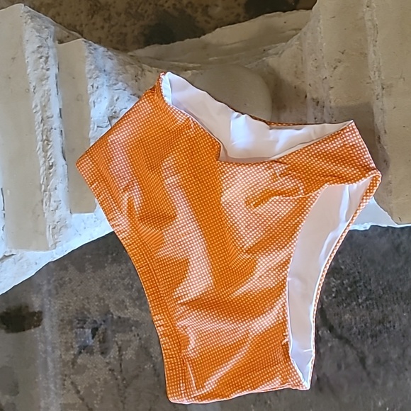 Arabella London Mandarin Check Bikini Bottom - Picture 4 of 8